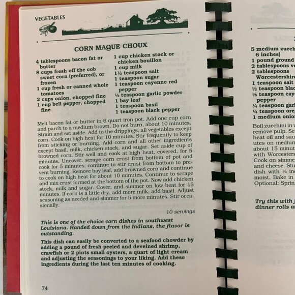 Cajun Men Cook Spiral-Bound Cookbook 1995 Recipes Stories Louisiana - Picture 7 of 12